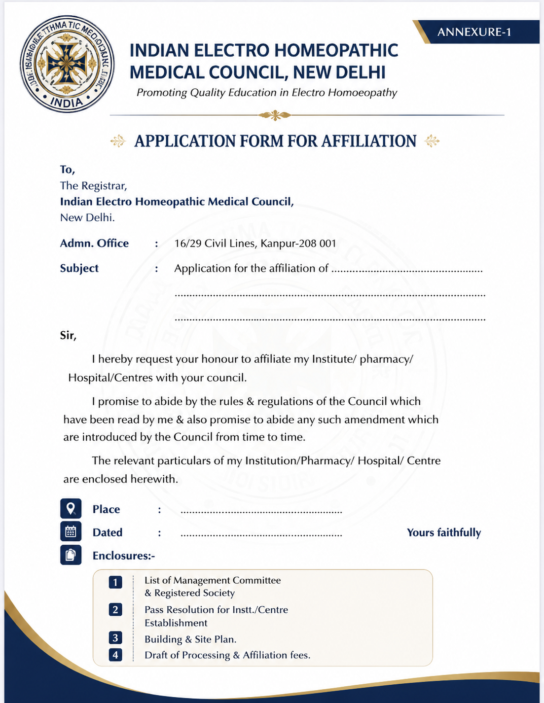 Accreditation Certificate 1